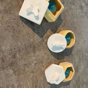 PartyLite spring pals tea light holder trio